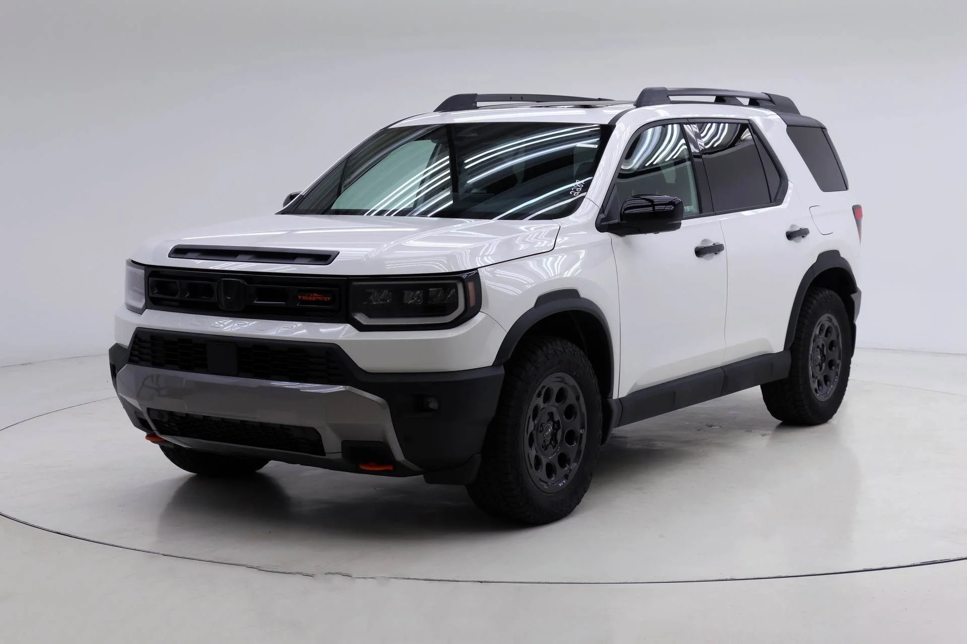 New 2026 White Honda TrailSport Elite Blackout image 1