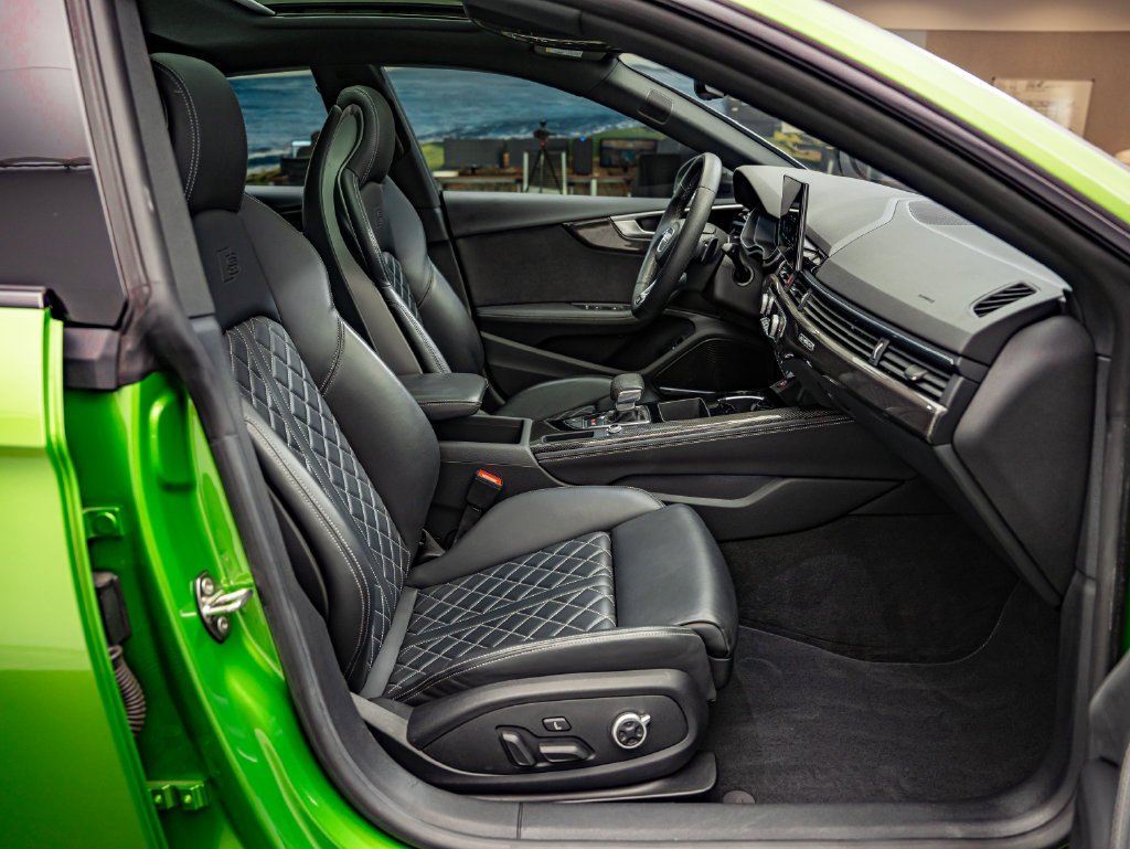 Used 2023 Java Green Metallic Audi Premium Plus image 40