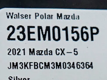 Used 2021 Sonic Silver Metallic Mazda Touring image 30