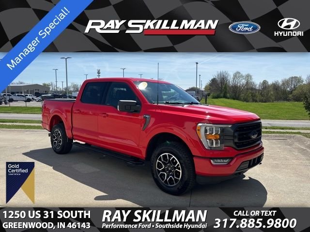 Used 2023 Red Ford XLT image 1