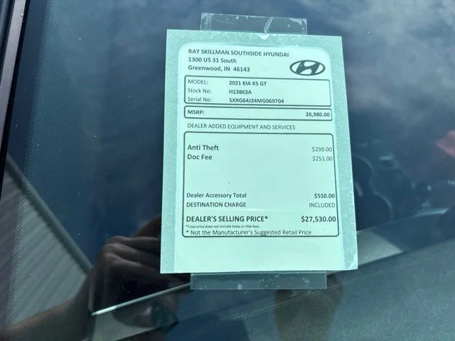 Used 2021 Wolf Gray Kia GT-Line image 2