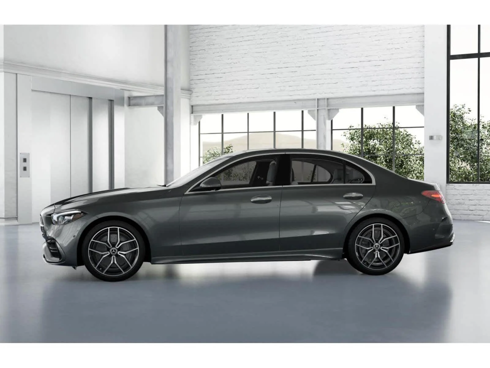 New 2026 Selenite Grey Metallic Mercedes-Benz C 300 image 34