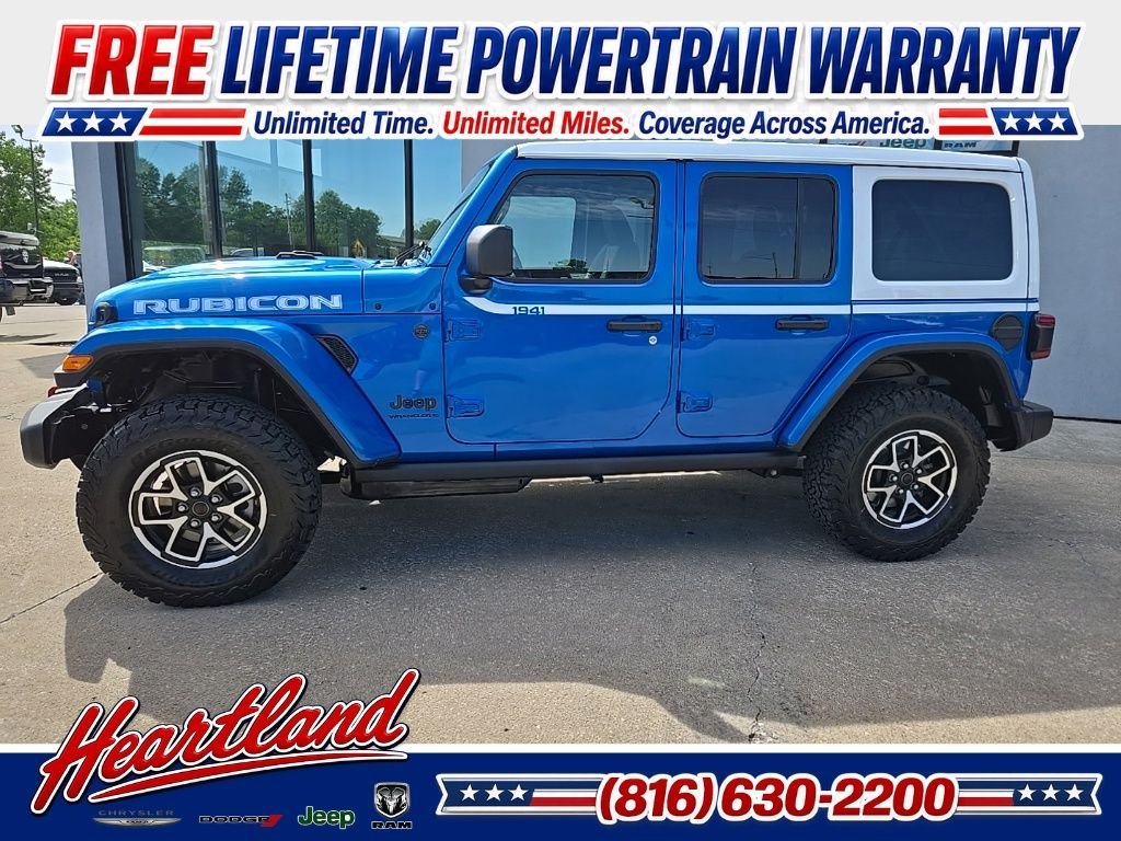 New 2026 Hydro Blue Pearl-Coat Exterior Paint Jeep Rubicon image 4