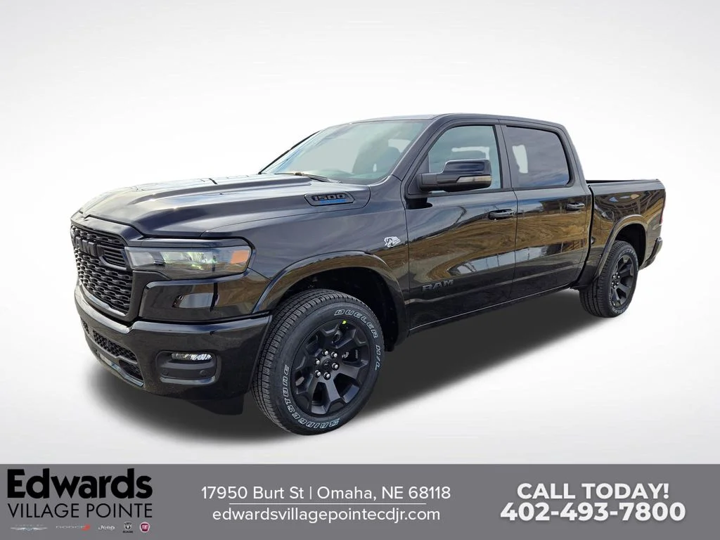 New 2026 Diamond Black Crystal Pearl-Coat Exterior Paint RAM Big Horn/Lone Star image 7