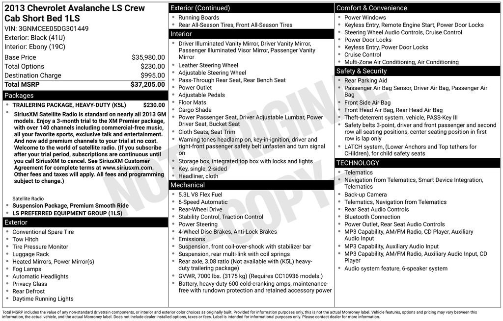 Used 2013 Black Chevrolet LS image 24
