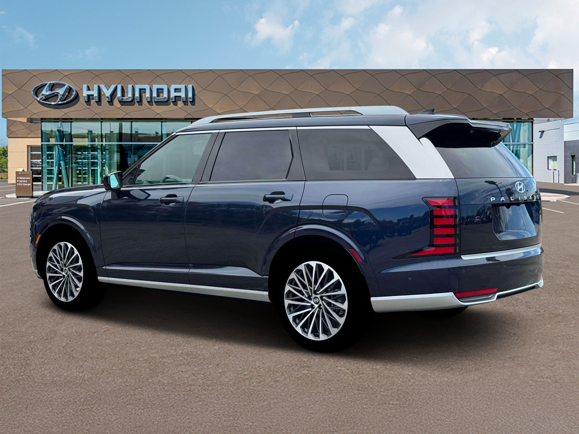 New 2026 Blue Hyundai Calligraphy AWD image 4