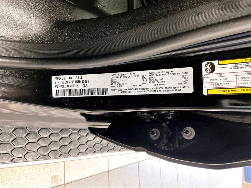 Used 2022 Black Ram Limited image 36