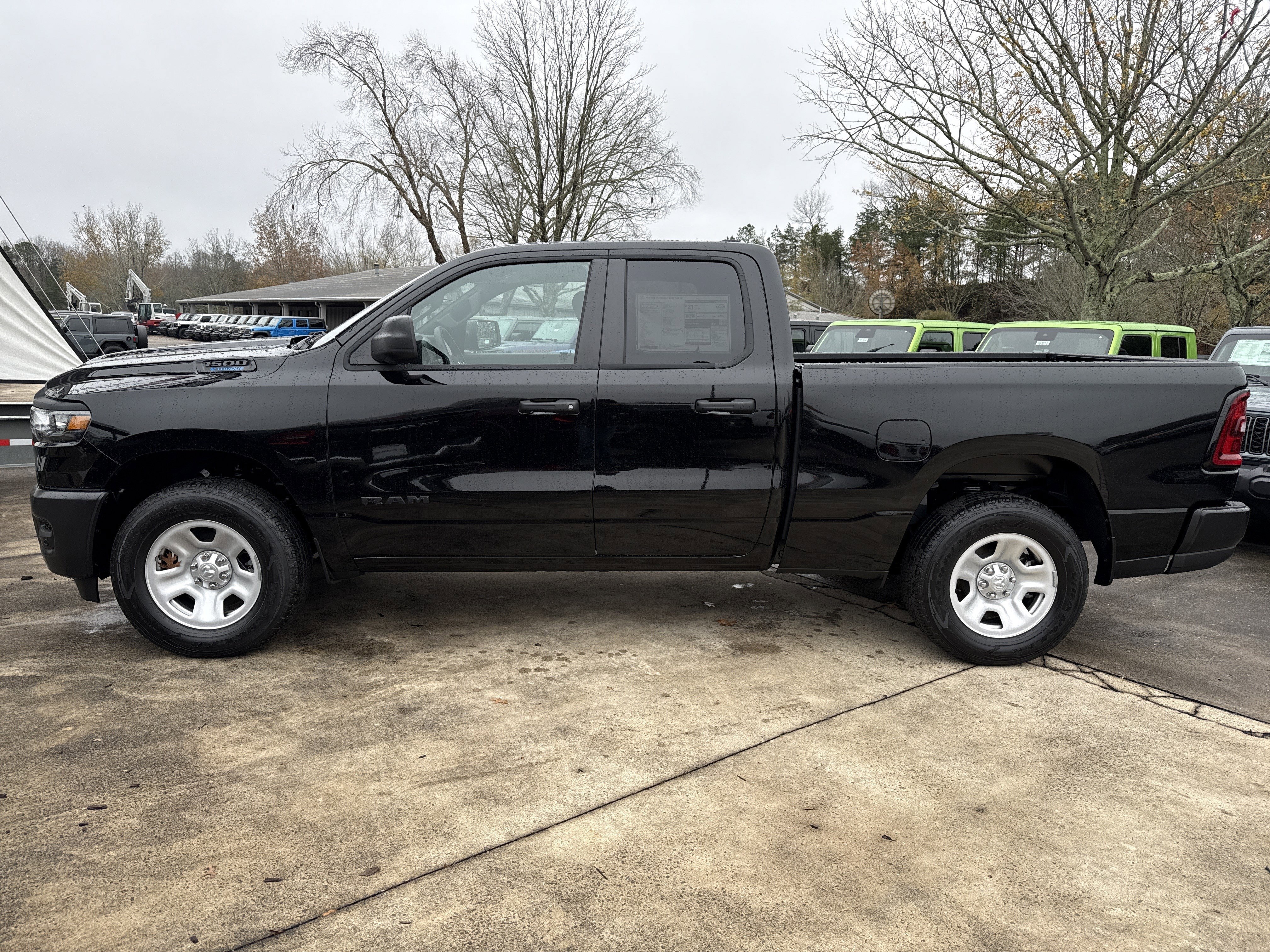New 2026 Diamond Black Crystal Pearlcoat RAM Tradesman image 4