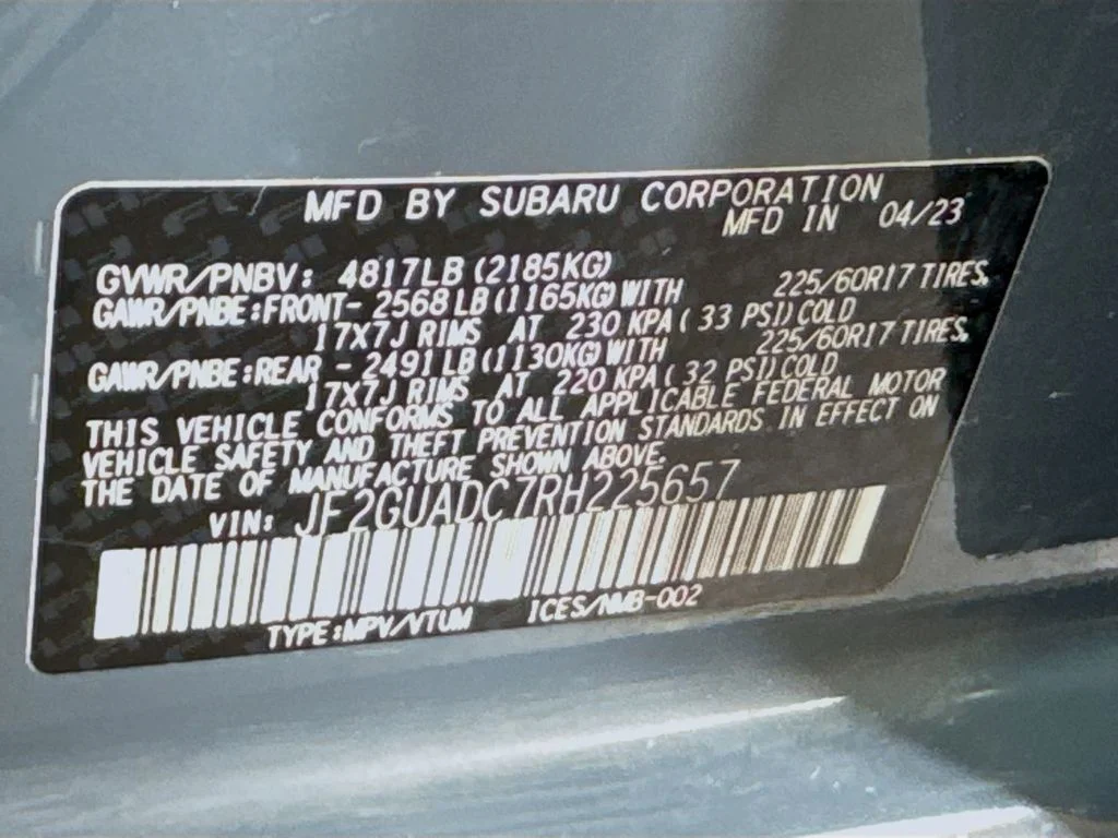Used 2024 Blue Subaru Premium image 40