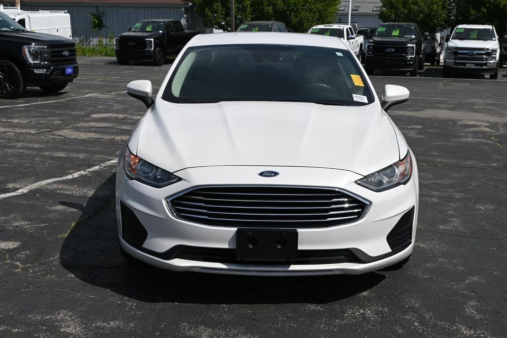 Certified Used 2020 White Platinum Clearcoat Metallic Ford SE image 6