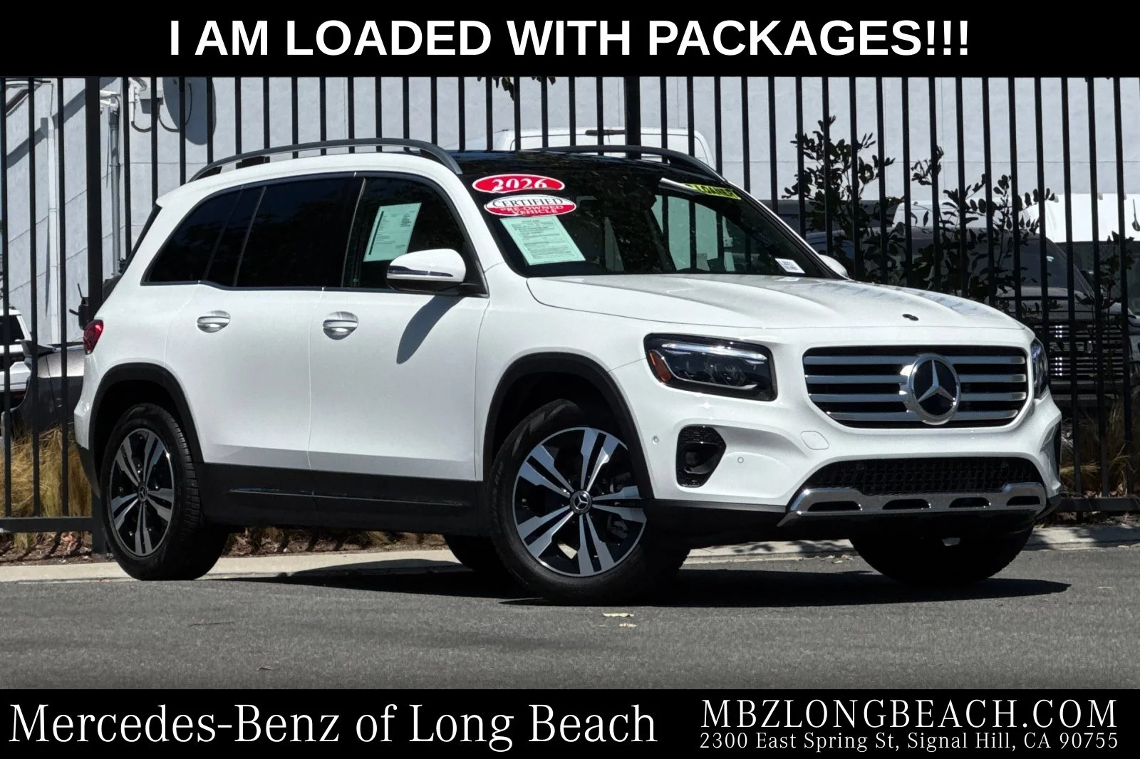 Used 2026 White Mercedes-Benz GLB 250 image 1