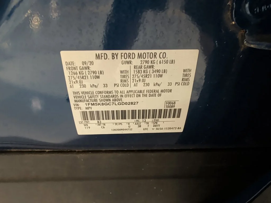 Used 2020 Blue Metallic Ford ST image 16