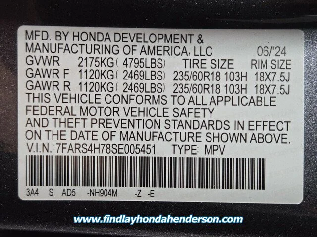 Certified Used 2025 Meteorite Gray Metallic Honda EX-L image 46