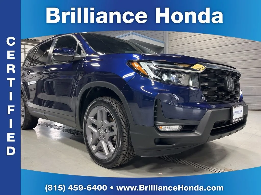 Certified Used 2023 Obsidian Blue Pearl Honda AWD EX-L image 39