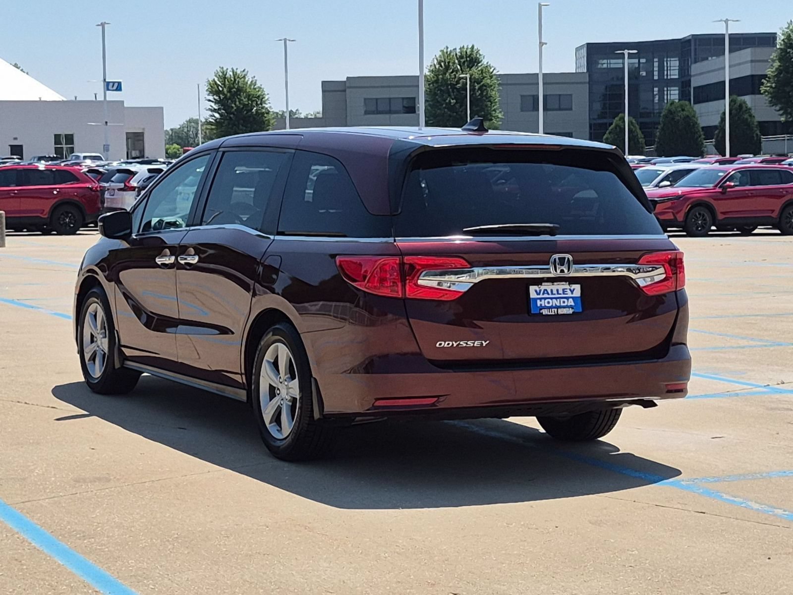 Certified Used 2018 Deep Scarlet Pearl Honda EX-L image 9