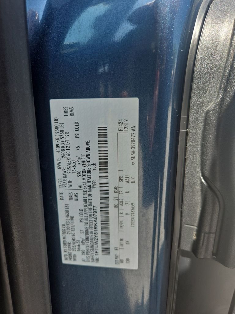 Used 2024 Blue Metallic Ford Base image 29