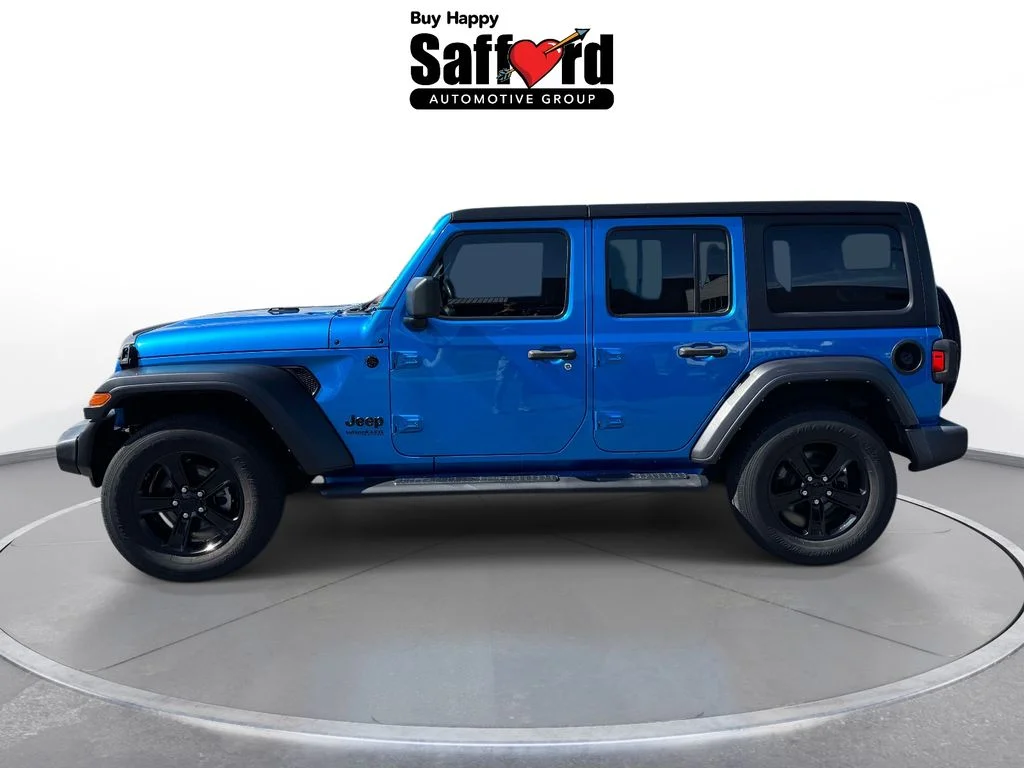 Used 2022 Blue Jeep Unlimited Sport Altitude image 4