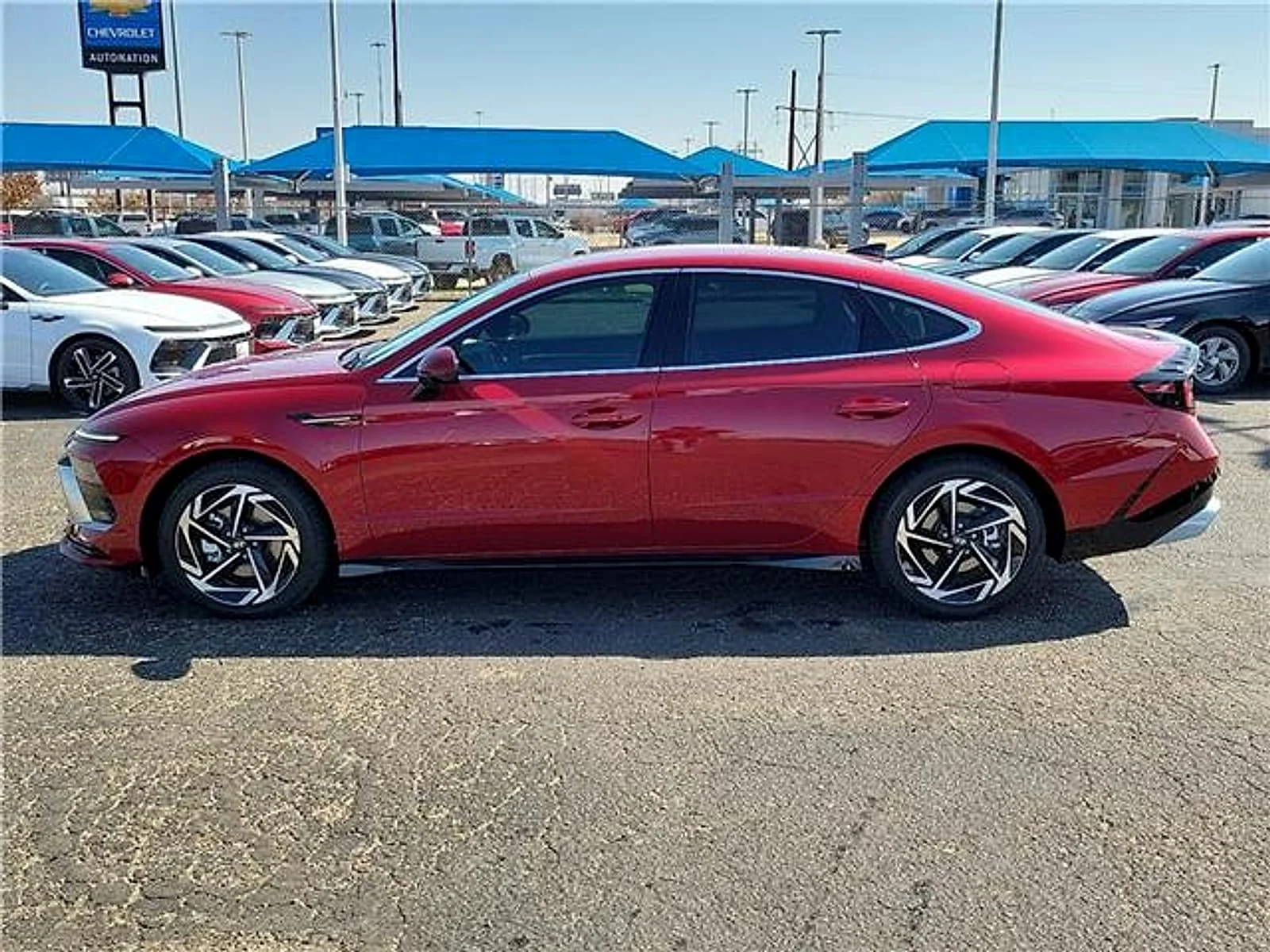 New 2026 Red Hyundai SEL Sport image 2