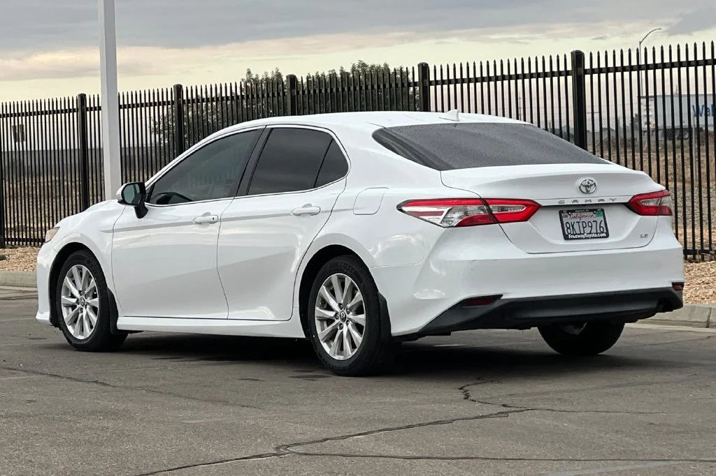 Certified Used 2019 White Toyota LE image 7