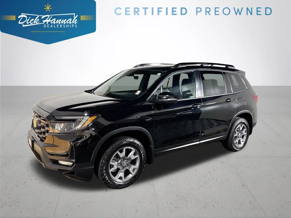 Certified Used 2022 Crystal Black Pearl Honda TrailSport image 1