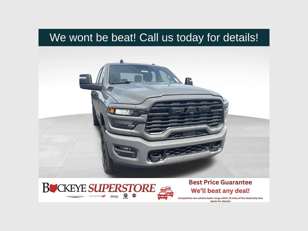 New 2026 Ceramic Gray Clear-Coat Exterior Paint RAM BIG HORN image 1