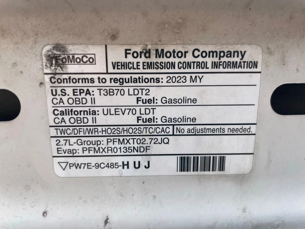 Used 2023 White Metallic Ford ST image 45