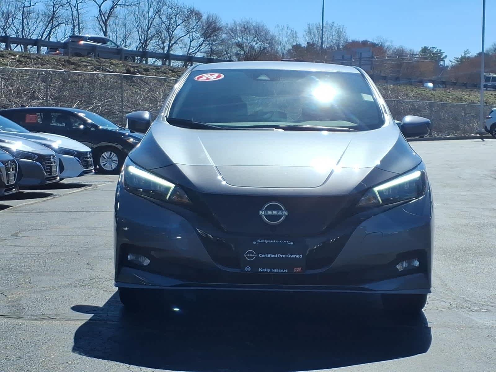 Certified 2024 Nissan LEAF SV PLUS with VIN 1N4CZ1CV3RC553680 for sale in Woburn, MA