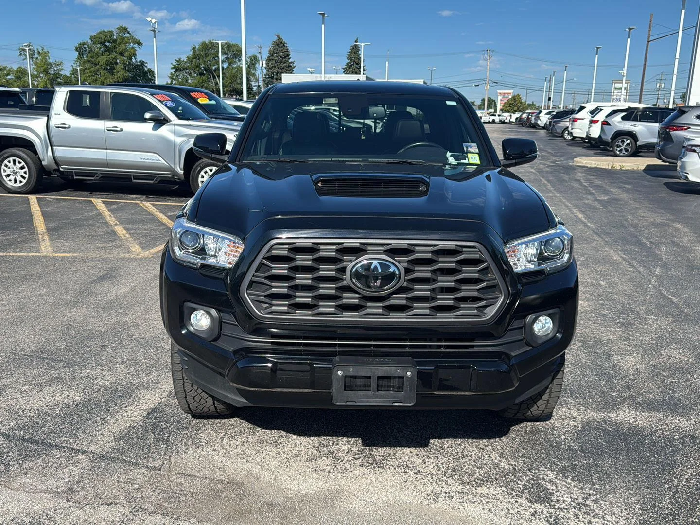 Used 2022 Midnight Black Metallic Toyota TRD Sport image 2