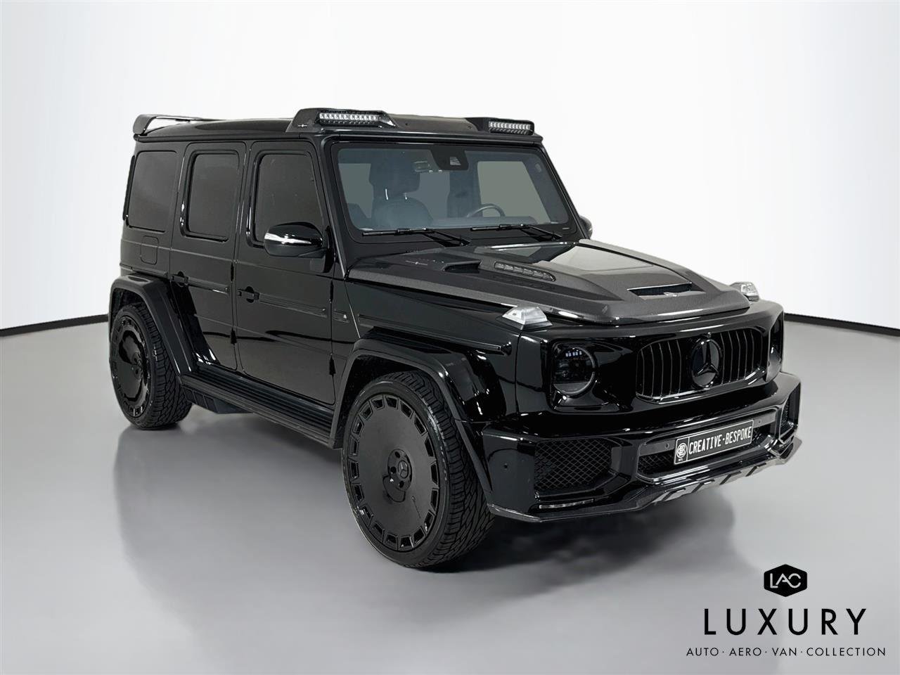 Used 2021 Black Mercedes-Benz G 550 | Carbon Widebody | Giovanna Wheels | Starlight Roof image 3