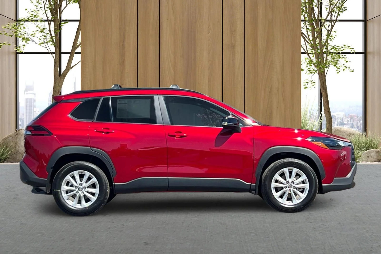 New 2026 Red Toyota LE image 3