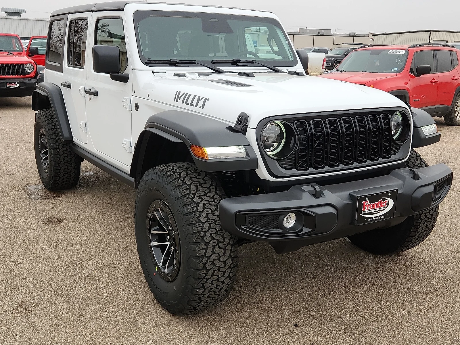 New 2026 Bright White Clear-Coat  Paint Jeep 4-DOOR WILLYS image 6