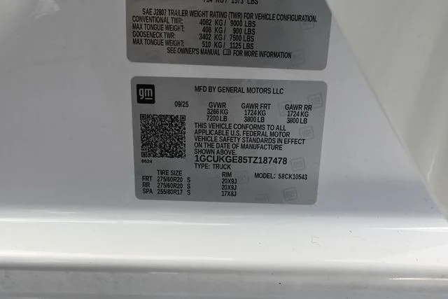 Certified Used 2026 White Chevrolet LTZ image 63