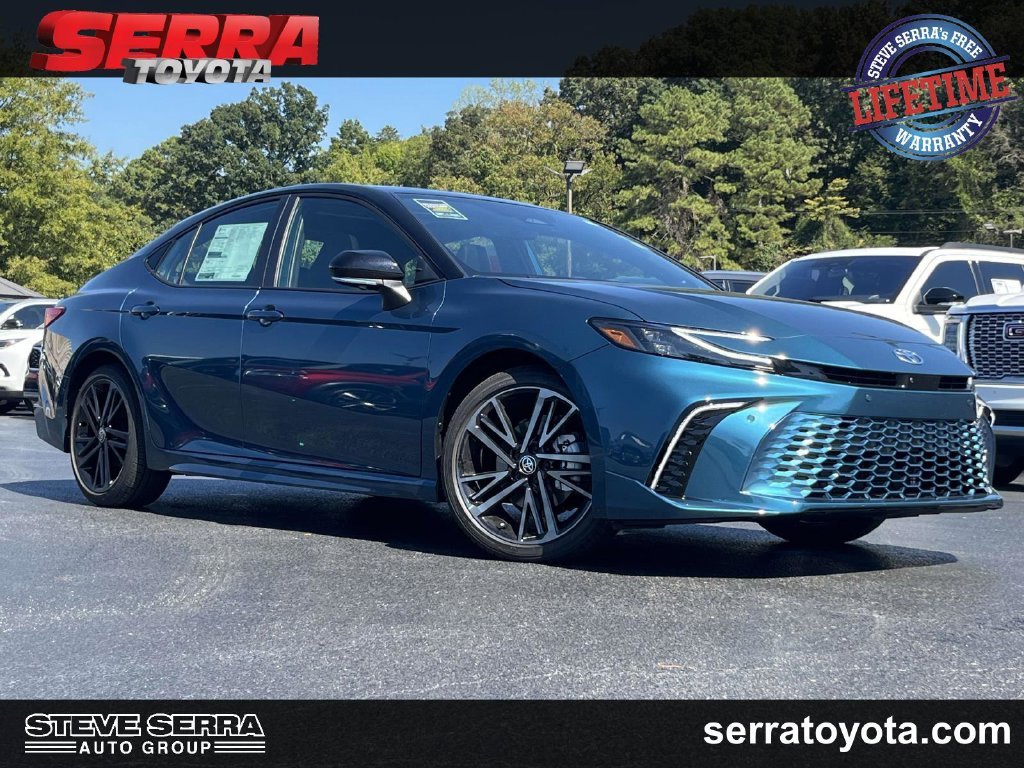New 2026 Ocean Gem with Midnight Black Metallic roof Toyota XSE image 1