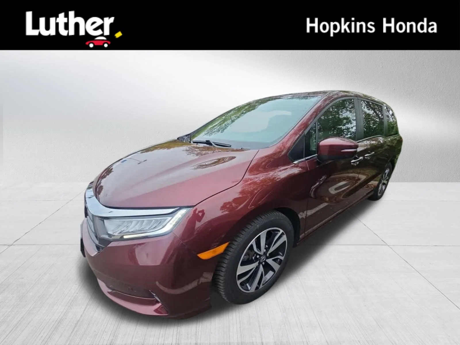 Certified Used 2021 Deep Scarlet Pearl Honda Touring image 1