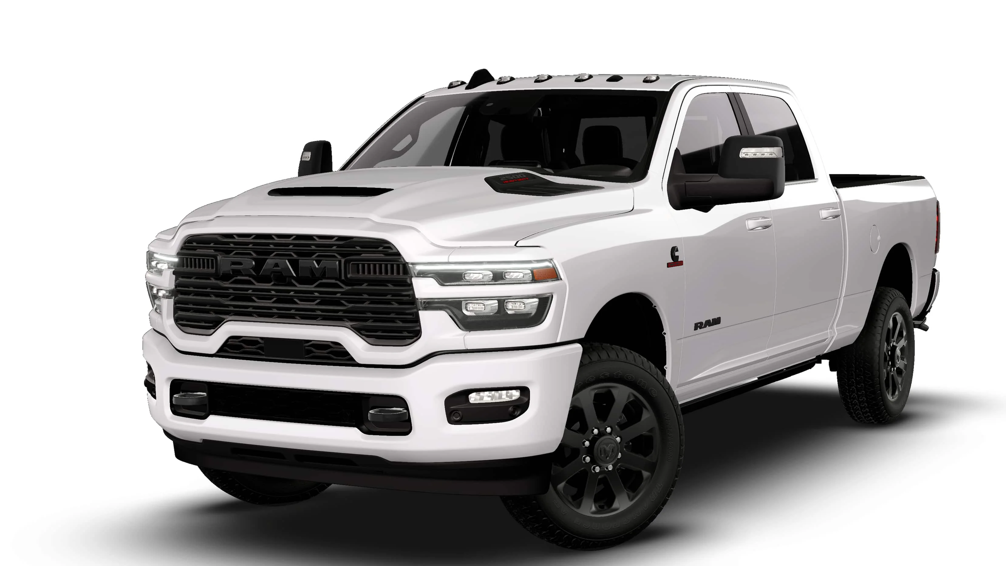 New 2027 Bright White Clear-Coat Exterior Paint RAM LARAMIE image 1