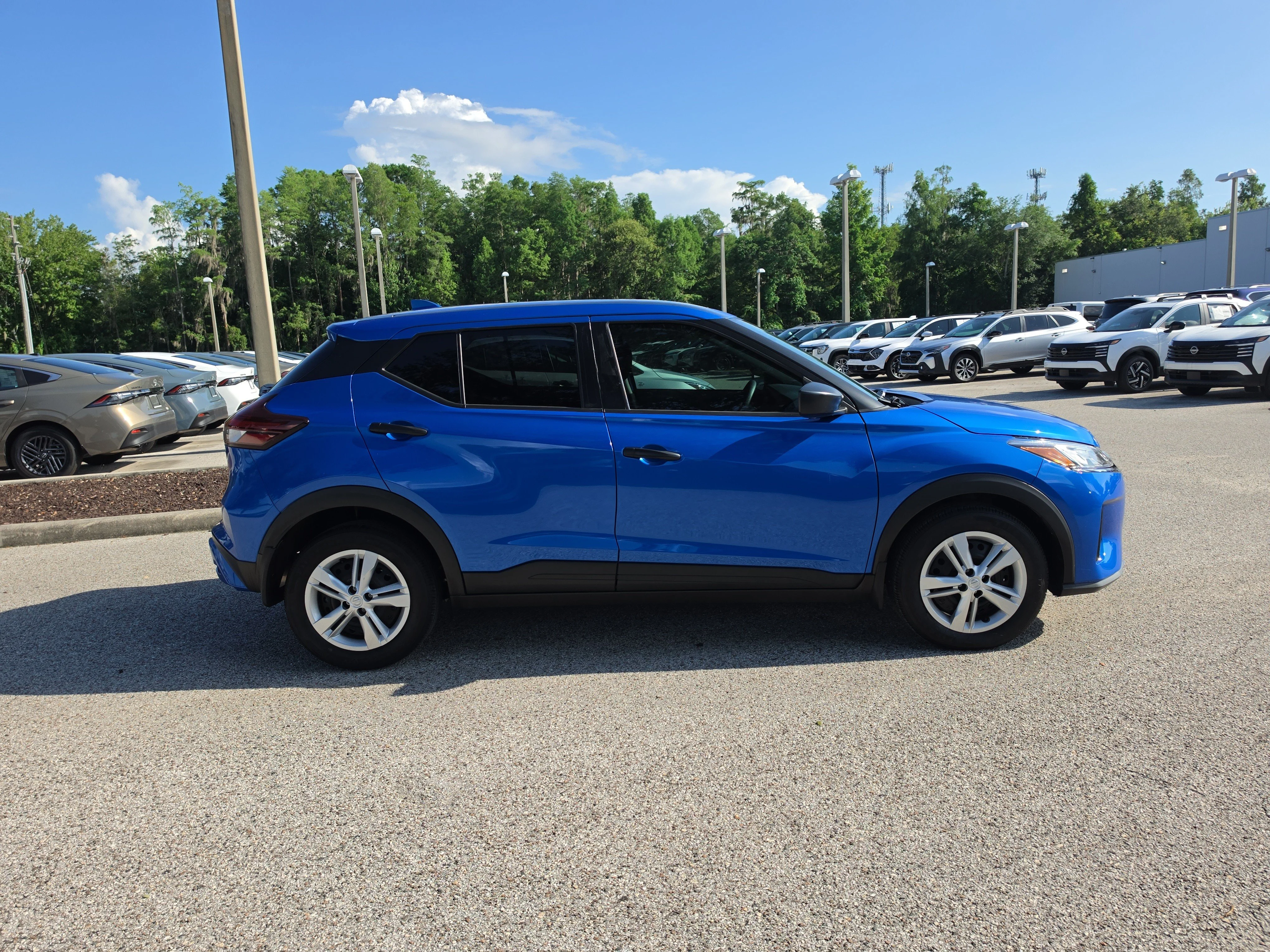 Certified Used 2025 Electric Blue Metallic Nissan S image 9