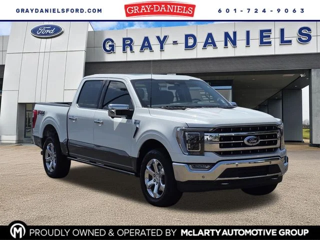 Certified Used 2022 Star White Ford Lariat image 1