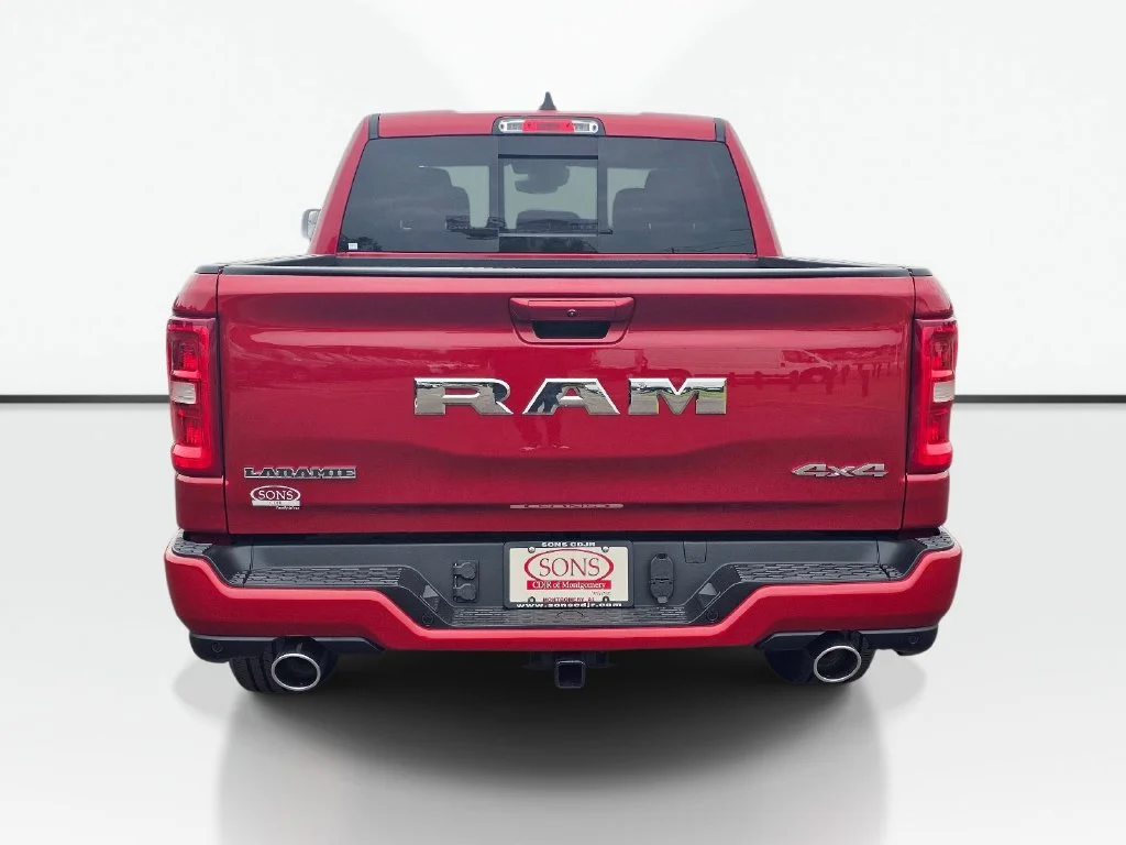New 2027 Molten Red Pearl-Coat Exterior Paint RAM Laramie image 8