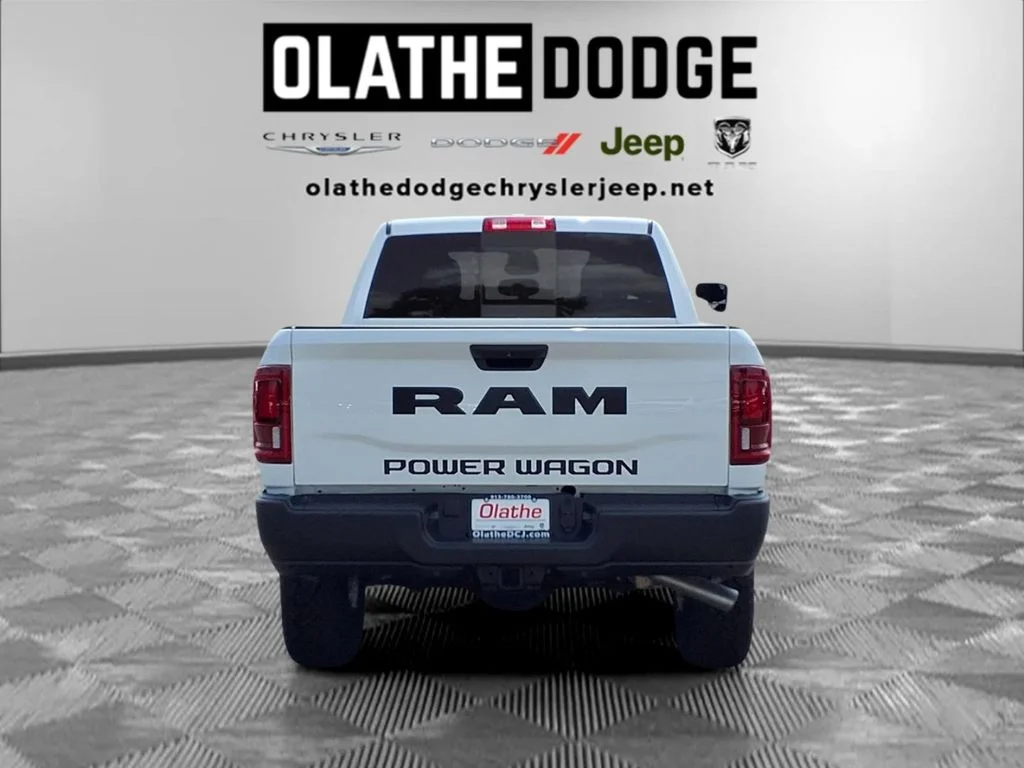 New 2026 Bright White Clear-Coat Exterior Paint RAM Power Wagon image 24