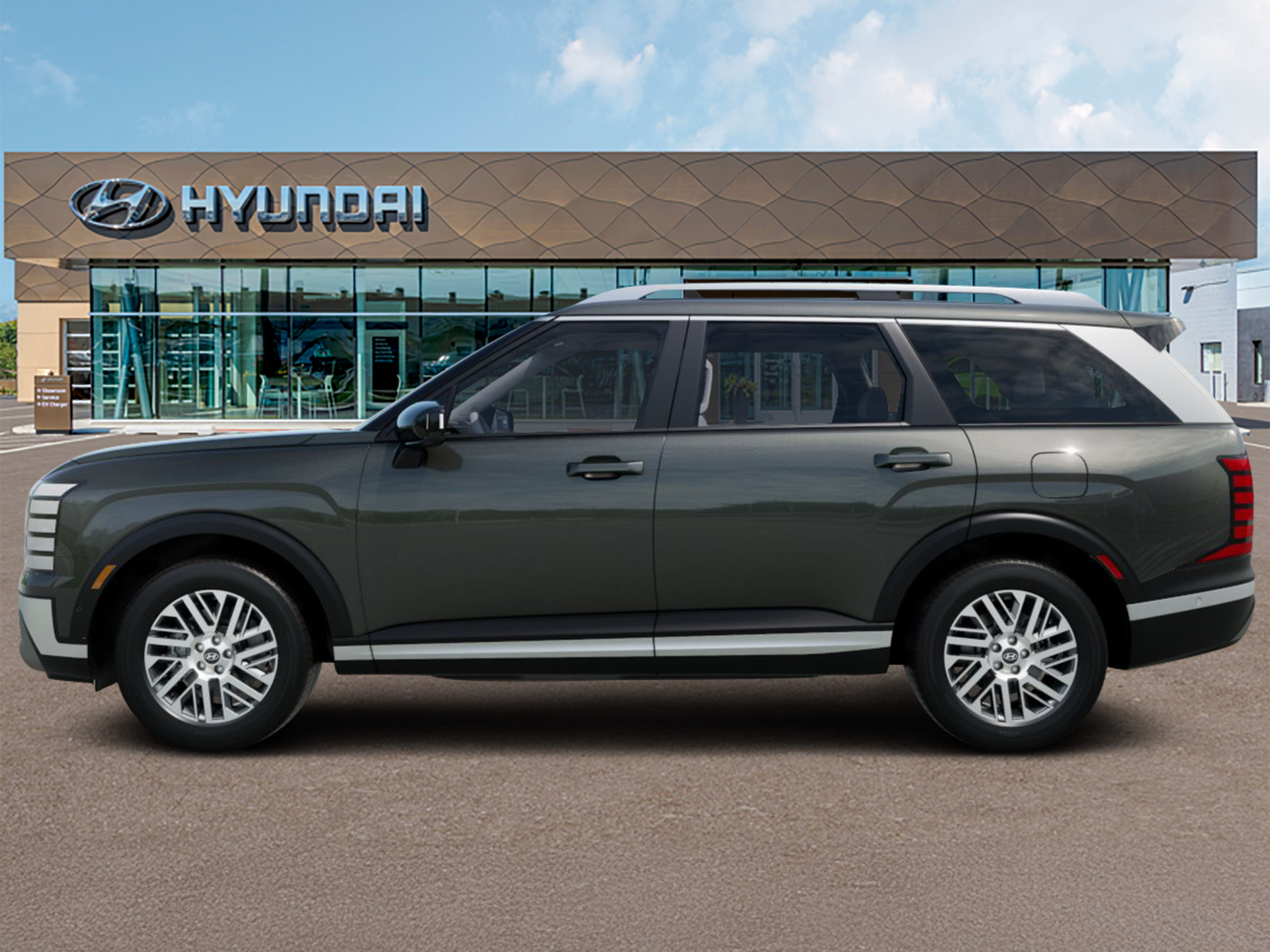 New 2026 Green Hyundai SEL Premium AWD image 3