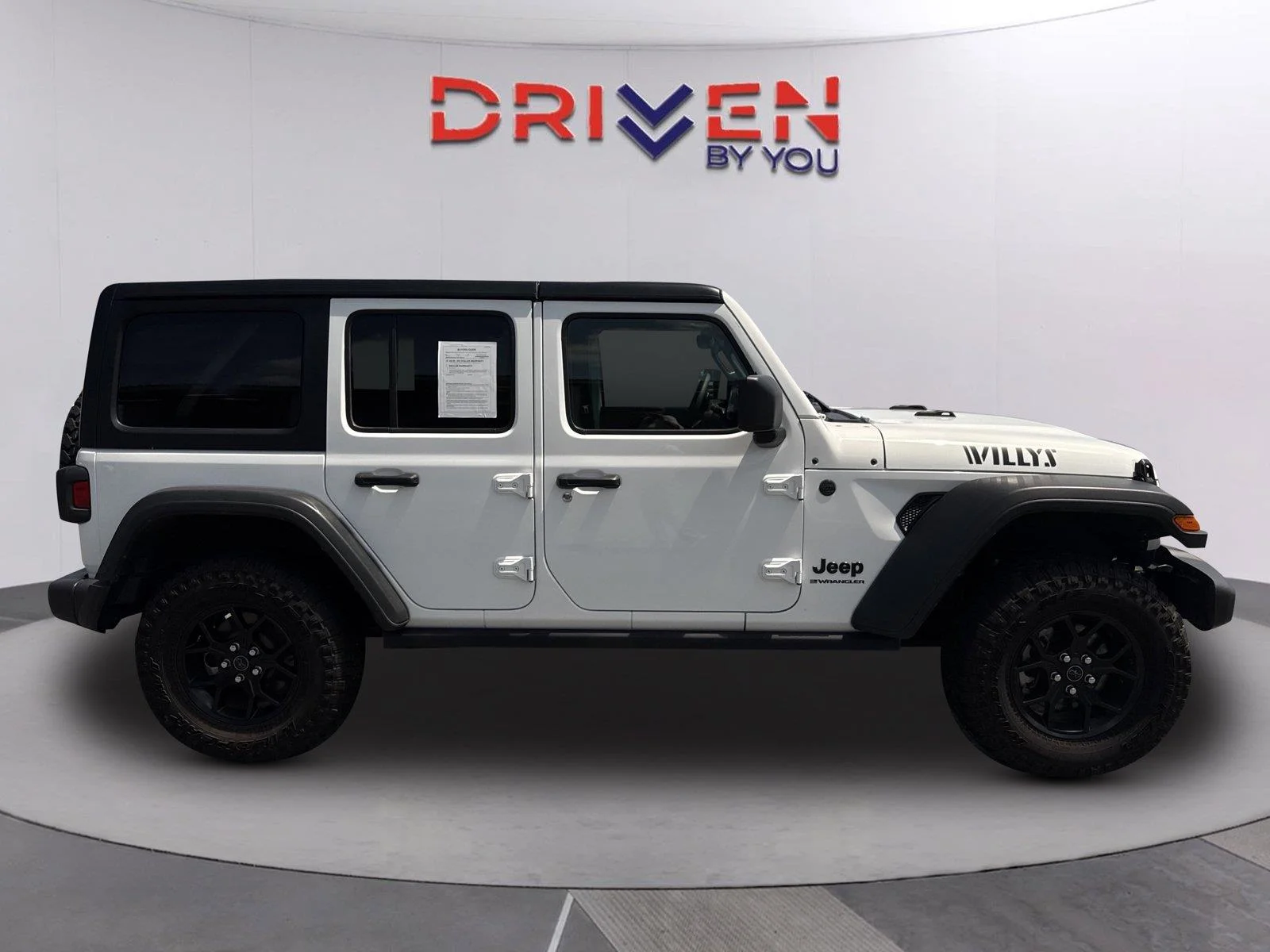 Used 2025 Bright White Clearcoat Jeep Willys image 3