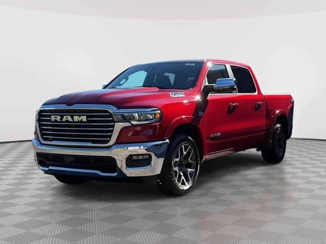New 2027 Molten Red Pearl-Coat Exterior Paint RAM Laramie image 9