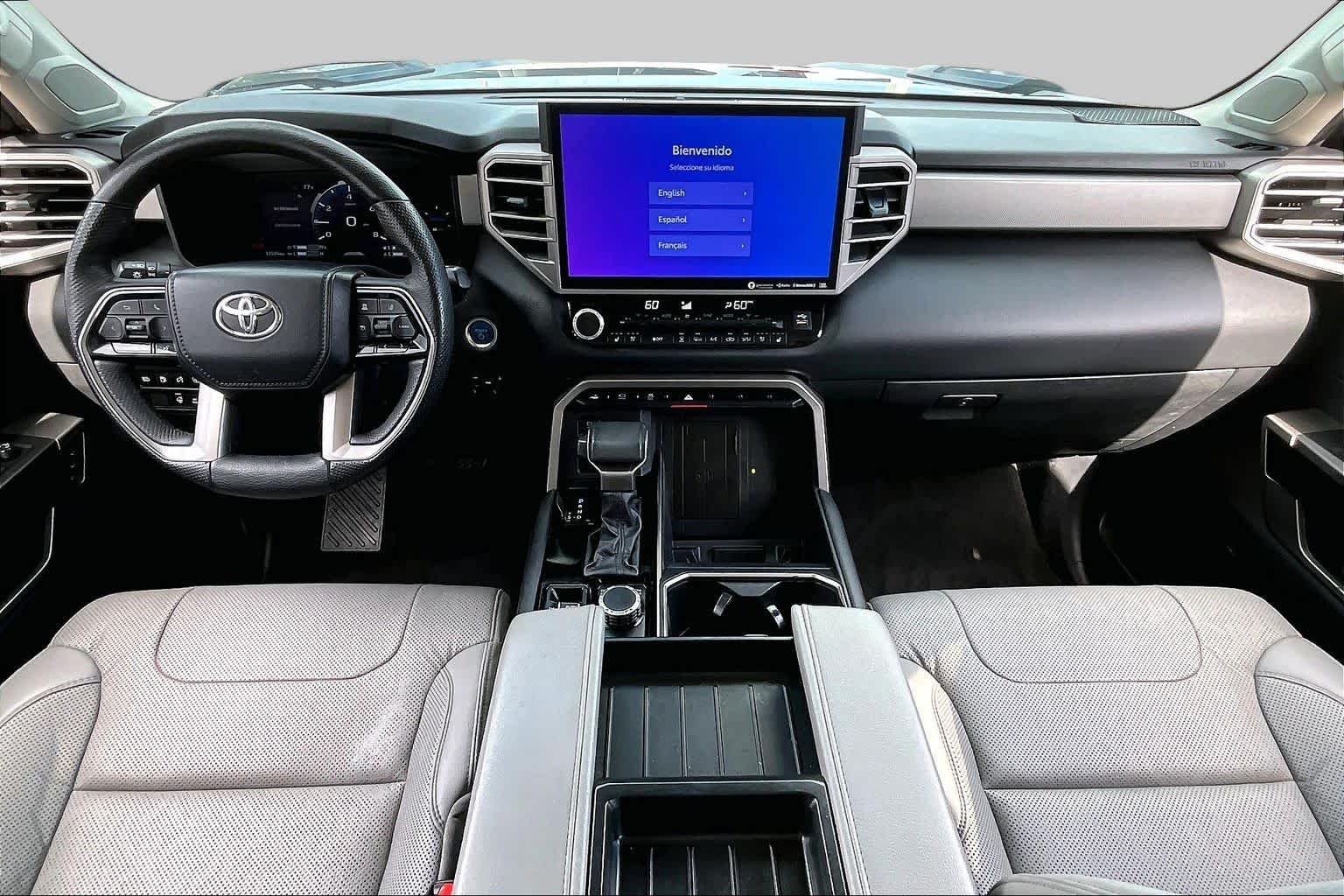 Used 2023 Midnight Black Metallic Toyota Limited Hybrid image 16