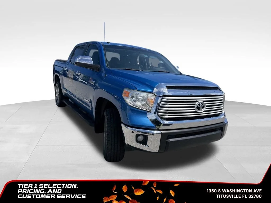 Used 2017 Blue Toyota Limited image 7
