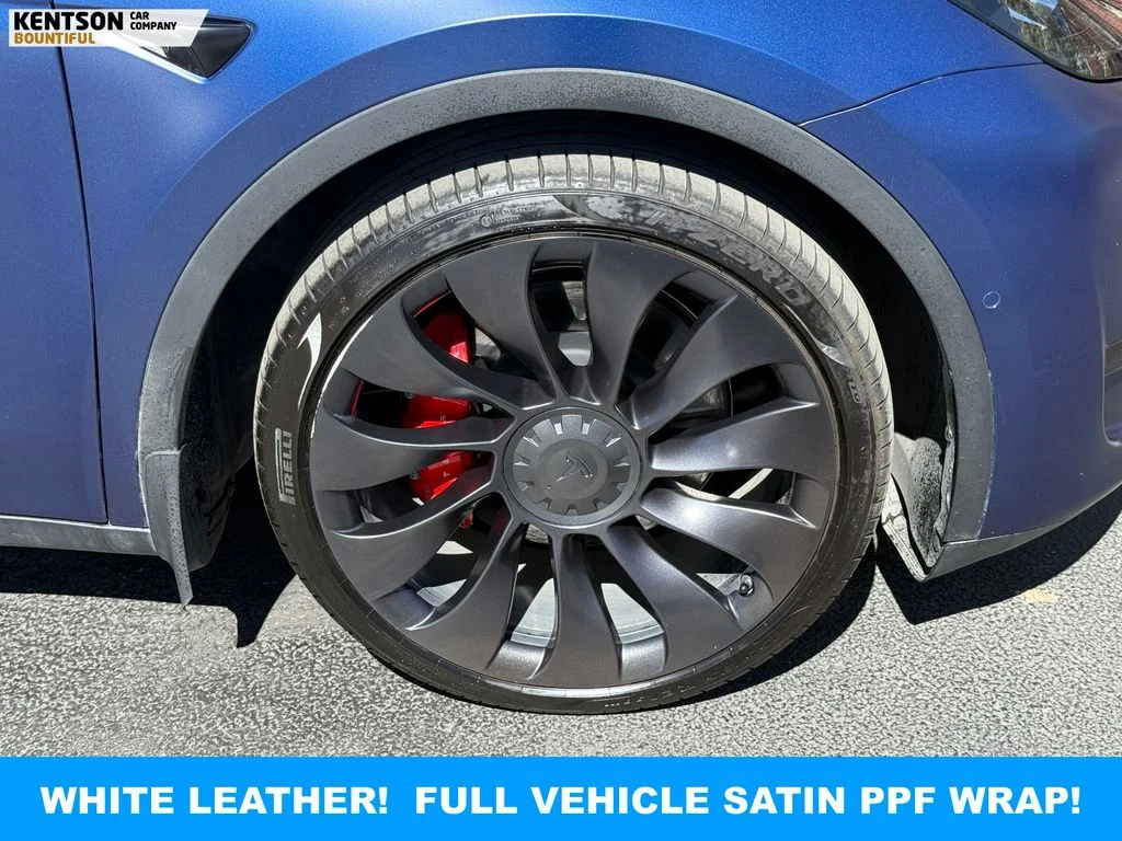 Used 2022 Blue Tesla Performance image 14