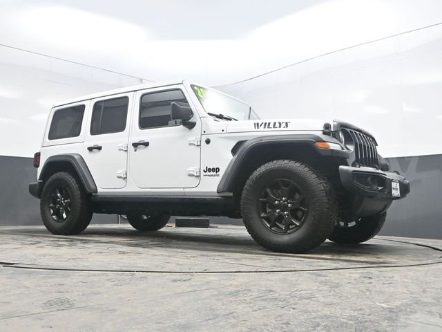 Used 2020 White Jeep Unlimited Willys image 39
