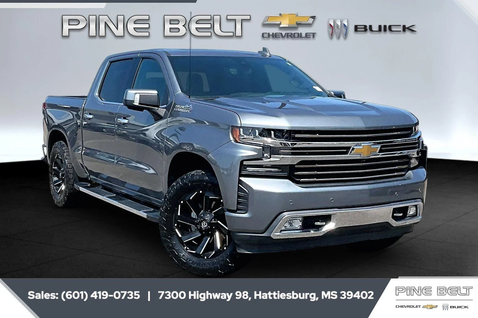 Used 2020 SATIN STEEL METALLIC Chevrolet High Country image 1