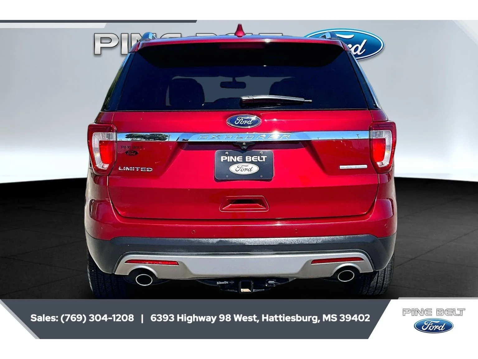 Used 2016 Ruby Red Metallic Tinted Clearcoat Ford Limited image 4