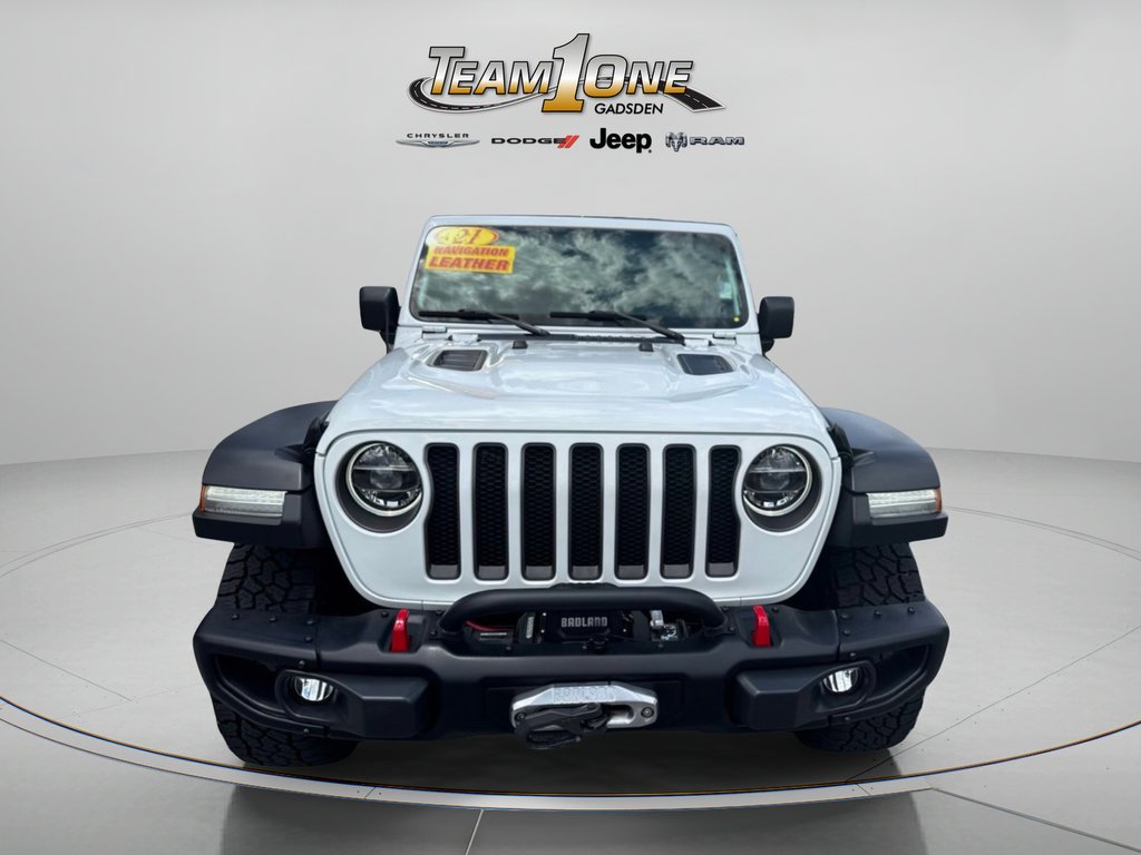 Used 2021 Bright White Clearcoat Jeep Unlimited Rubicon image 4