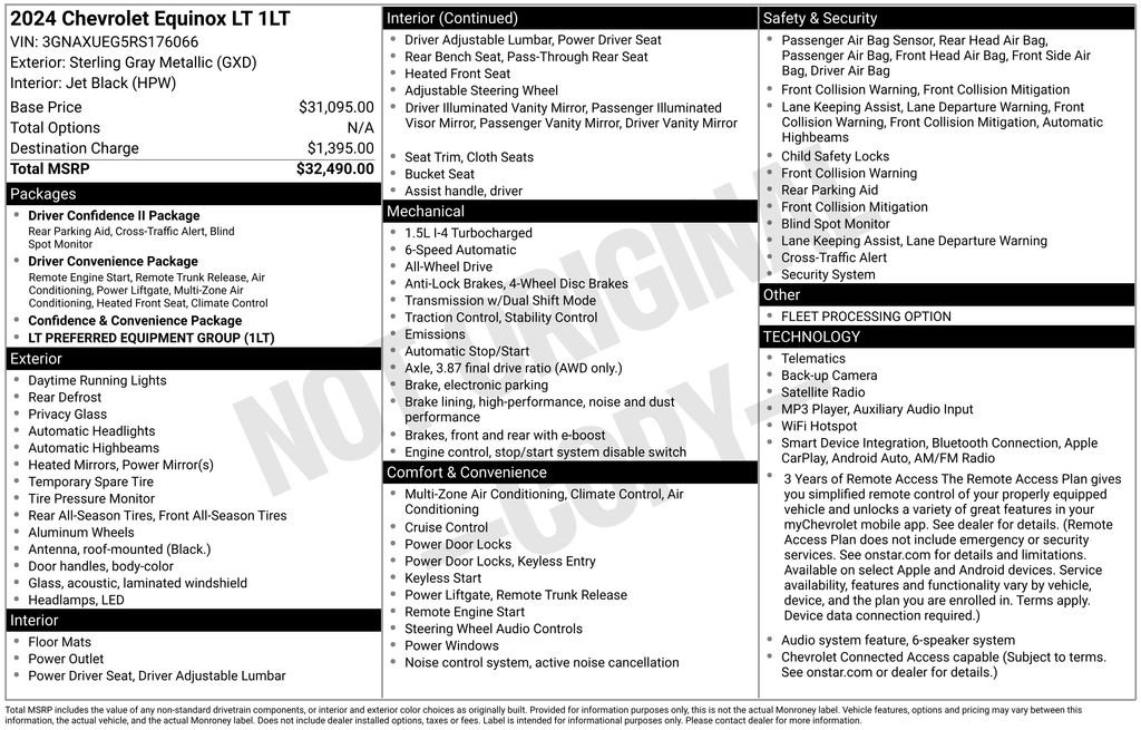 Used 2024 Gray Chevrolet LT image 2